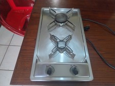 piano cottura alpes- inox 2 fuochi professionale