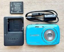 Panasonic LUMIX DMC-S1 fotocamera digitale compatta blu 12,1 MP testata