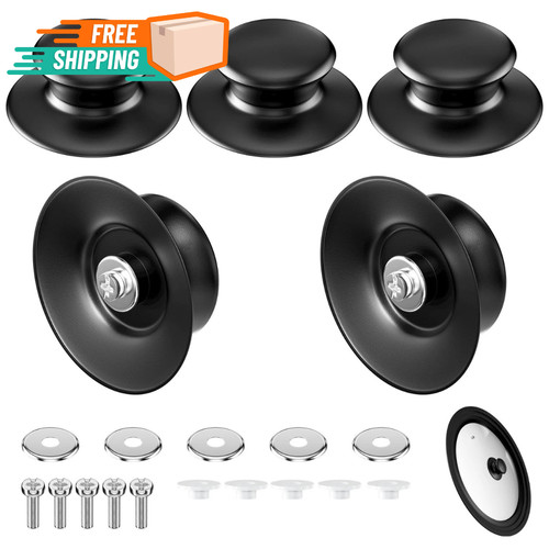 5pz pomello coperchio pentola - pomello,