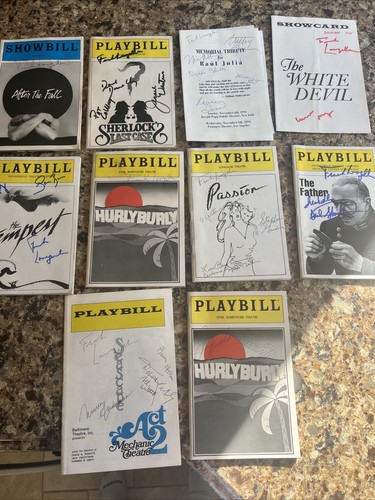 Lotto playbill vintage - playbill, firmati
