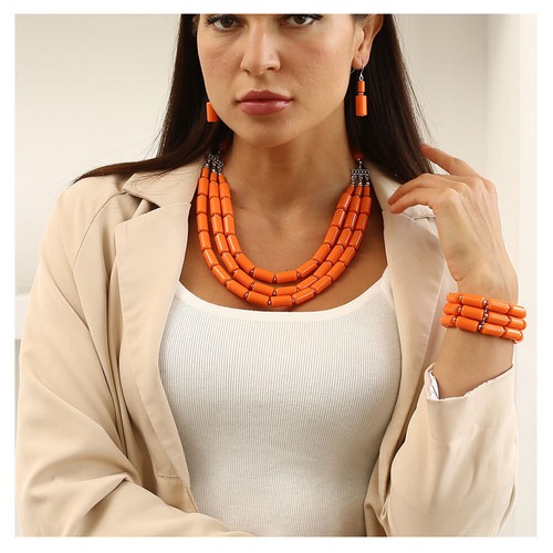 Collana orecchini bracciale - 1x,