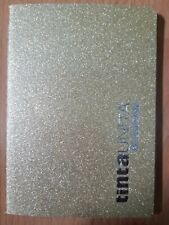 Quaderno glitter oro quadretto