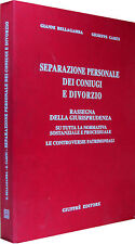 BELLAGAMBA Separazione personale dei coniugi e divorzio GIUFFRè 1998