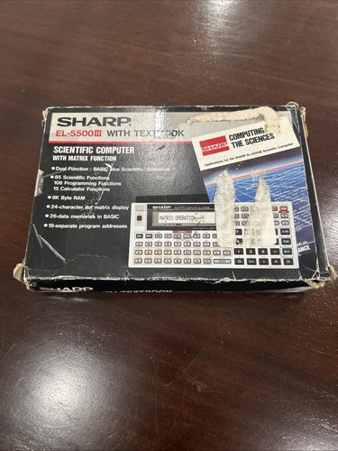 Sharp 5500iii textbook - sharp, w/
