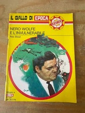 REX STOUT-NERO WOLFE E L'INVULNERABILE-IL GIALLO DI EPOCA,ALLEGATO N°1347-1976
