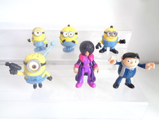 Life of Gru and Minion Bundle di 6 mini action figure giocattolo inc. Belle Bottom
