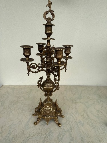 Grande candelabro ottone - grande,