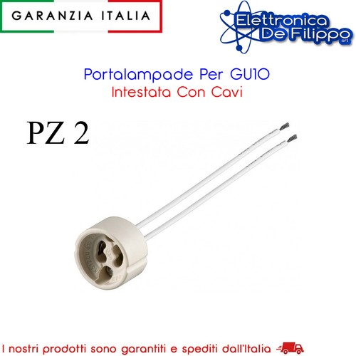 Due portalampade per faretto - per,