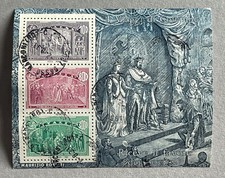 Italia 1992 - Colombo  Riceve i favori dei Sovrani  - Bf usato (82)