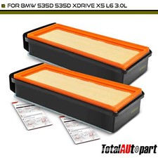 New 2Pcs Engine Air Filter for