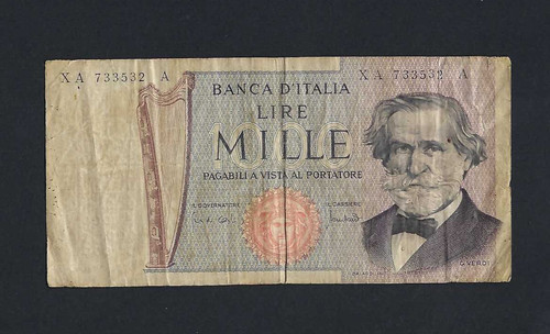 Repubblica italiana rara 1000 - repubblica,