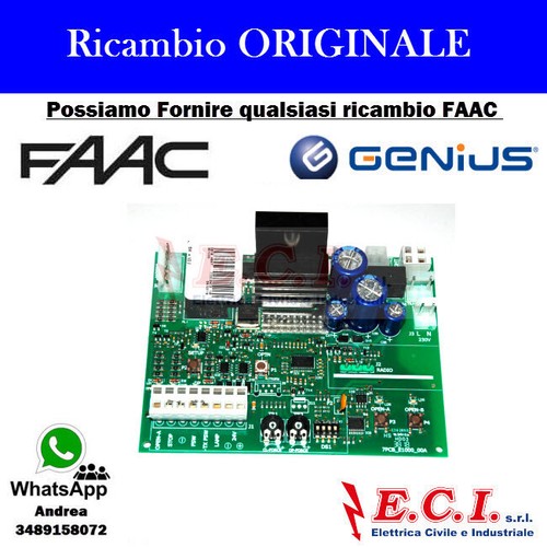 Faac originale 2024025 scheda - faac,