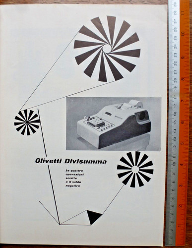 Pubblicità olivetti - pubblicità, "olivetti