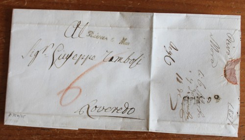 1831 lettera riva - lettera,