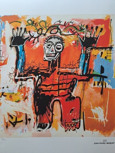 Firmato jean michel basquiat - jean-michel,