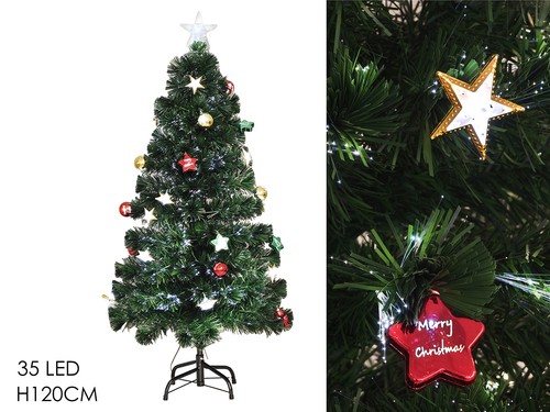 Albero 120cm fibre ottiche - albero,