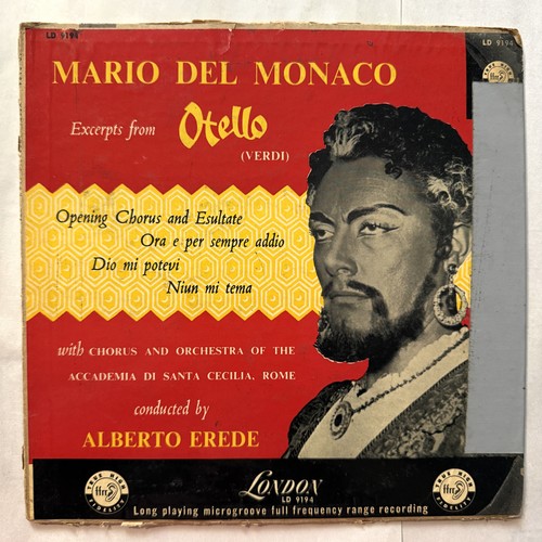 Mario del monaco vinyl - del,