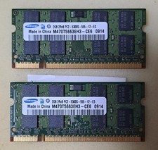 2x2GB RAM DDR2 SO-DIMM