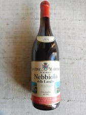 Bottiglia vino nebbiolo - bottiglia,