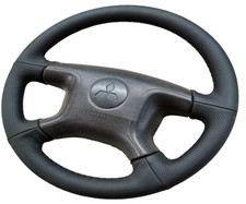 Copri volante Mitsubishi Pajero V60 vera pelle forata da cucire compatibile