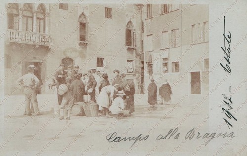 1912 venezia campo bandiera - venezia,