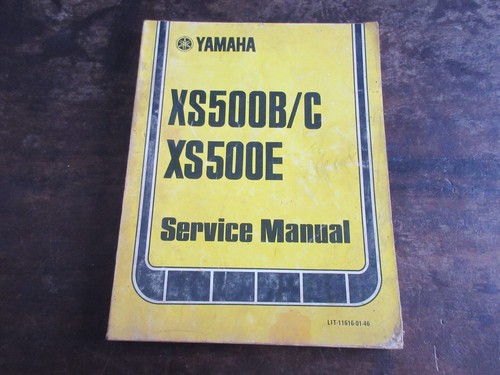 Yamaha xs500 xs500b xs500e - yamaha,