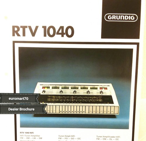 Grundig rtv1040 amplificatore - rtv1040,