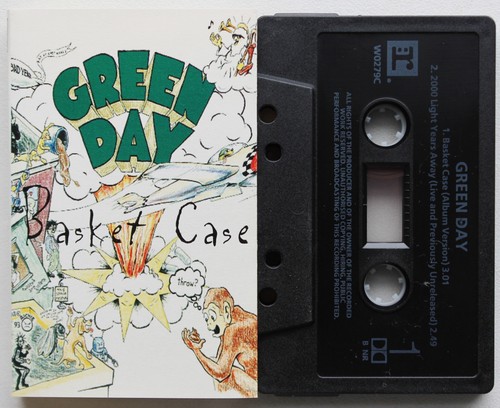 Green day basket case - green,