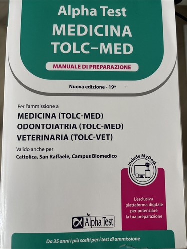 Alpha test medicina tolc med - medicina, tolc-med