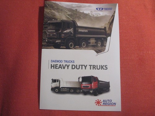 Brochure camion pesanti daewoo - brochure,