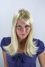 Parrucca Donna Bionda Platino