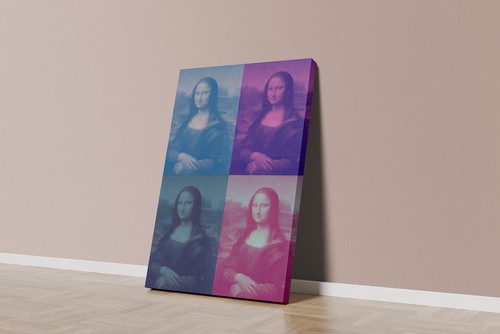Monna lisa warhorl quadro - lisa,