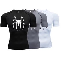 Maglia Termica palestraSpider-Man Uomo  Palestra Gym Marvel Multi sconto running