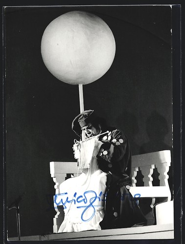 Cartolina cantante lirico