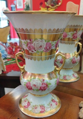 Vaso porcellana oro - vaso,