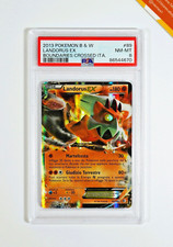 Pokemon PSA 8 Landorus Ex #89 Boundaries Crossed 2013 Italiano