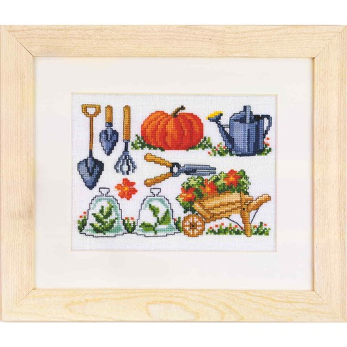Set per punto croce permin - set,