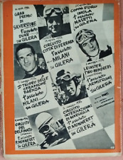 MOTO GP GILERA 1954 PUBBLICITA' DUKE MILANI MASETTI MONNERET ARMSTRONG CIRCUITO