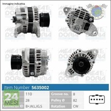 Alternatore Meat per ALFA ROMEO 166 156 147 146 145 GT FIAT BARCHETTA MULTIPLA