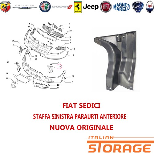 Fiat sedici staffa sinistra - sedici,