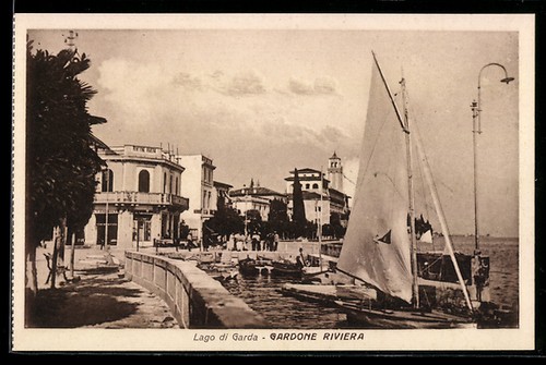 Cartolina gardone riviera - cartolina,
