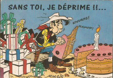 MORRIS carte postale BD