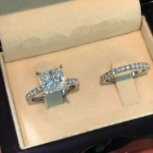 Anello zirconi donna elegante - anello,