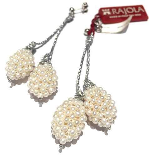 Orecchini rajola oro bianco - oro,