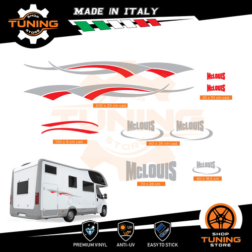 Kit adesivi camper mclouis - kit,