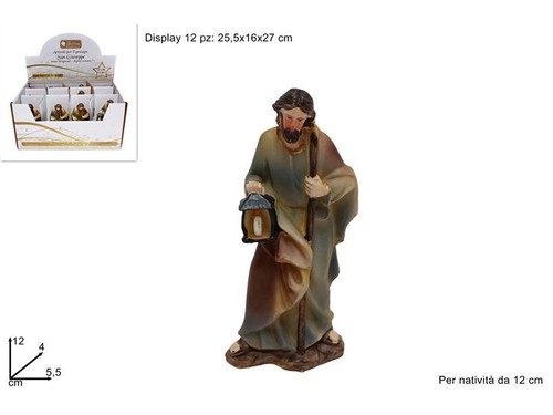 Statua san giuseppe per 12cm - per,
