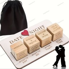 Set Dadi Romantici in Legno