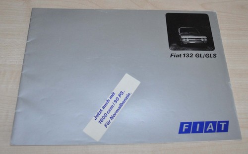 Fiat 132 depliant - 132,