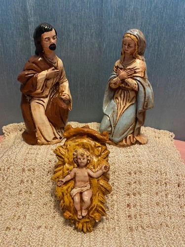 Grande presepe gesso fatto - presepe, in