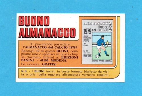 Panini calciatori 1979 - panini, 1979-80-